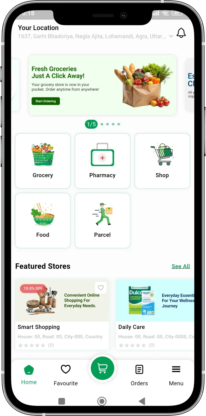 Grocery Delivery App Like Grofers
